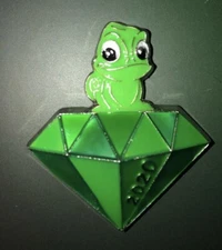 Disney Pin Pascal Tangled 20 Years Pin Trading Epcot LE250 Diamond Jewel 3D WDW