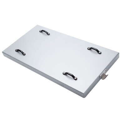 Tusk Pannier Box Replacement Lid Medium Silver Motorcycle Adventure