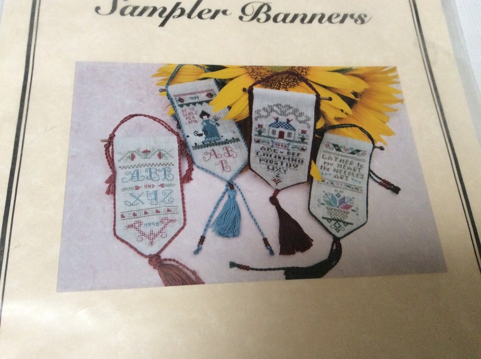 Historic Needlework Guild Sample Banners Cross Stitch Pattern Chart eBay