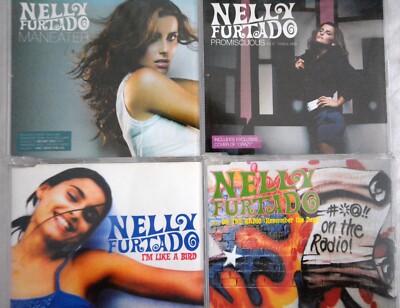 Nelly Furtado CD Singles, Like a Bird, Promiscuous, Maneater, On The Radio