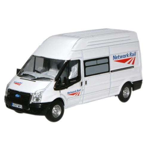 Oxford 76FT005 New Ford Transit Van (LWB) Network Rail 1:76 Scale