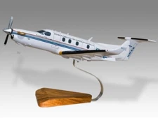 Pilatus PC-12 Royal Flying Doctor Service of Australia Wood Model Large 1/48