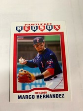 Marco Hernandez 2019 Pawtucket Team Card
