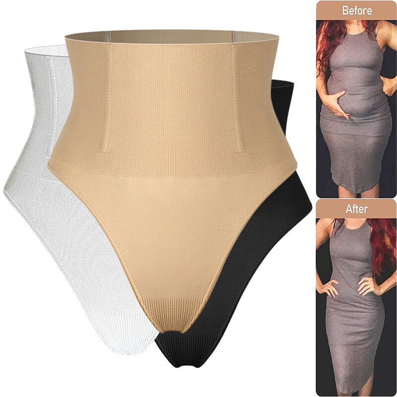Fajas Barriga Control Ropa con Forma Huesada Tanga Sin Costuras Formador de Cuerpo Ropa Interior