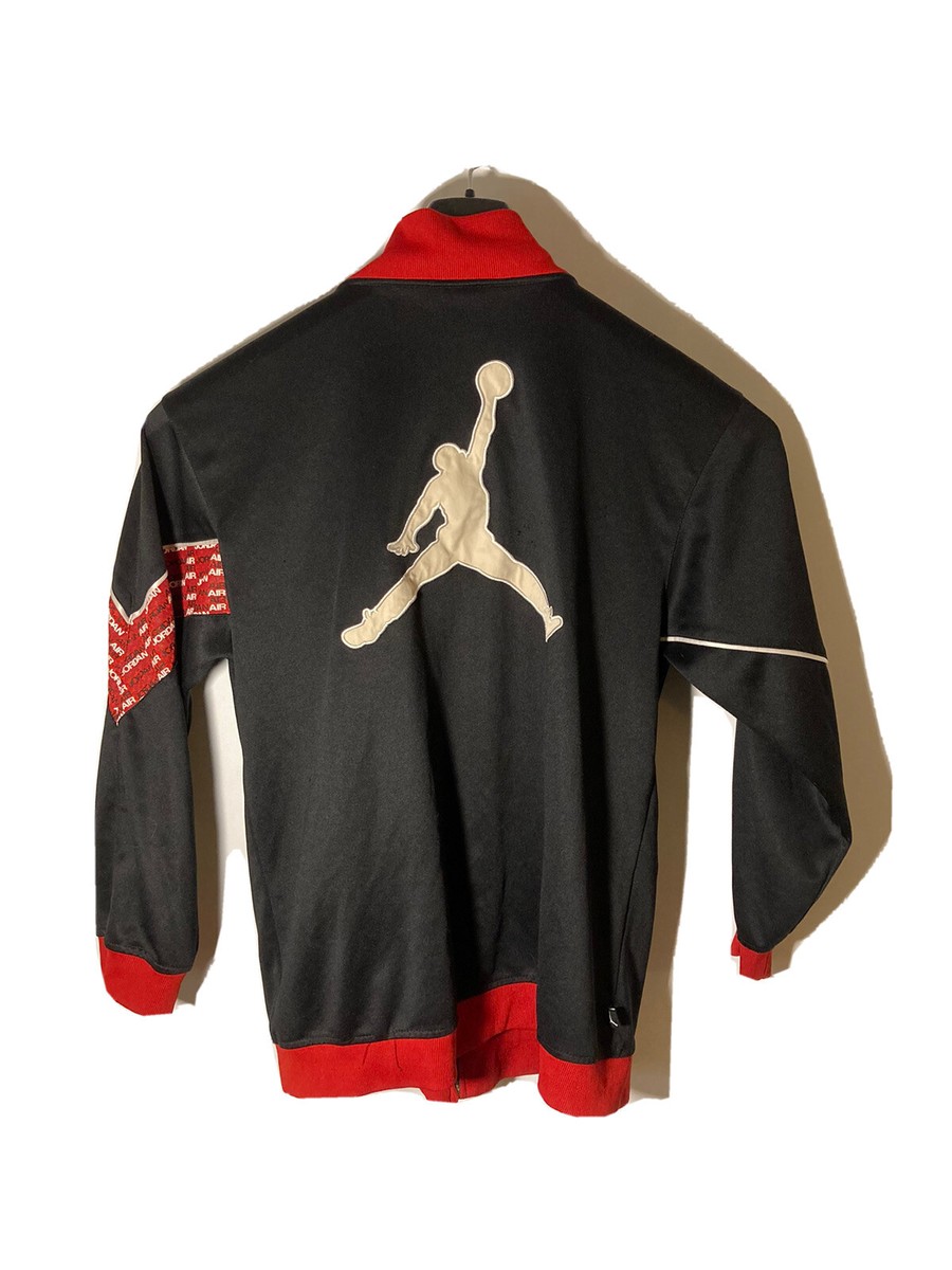 Vintage Air Jordan Track Jacket Women Size XL-Full Zip-Large Logo
