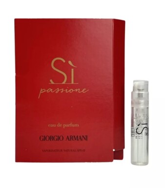 Giorgio Armani Si Passione Women Perfume EDP .04oz 1.2ml NEW eau de parfum SPRAY