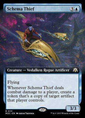 Schema Thief - Extended Art x1 Magic the Gathering 1x Commander March of the Mac
