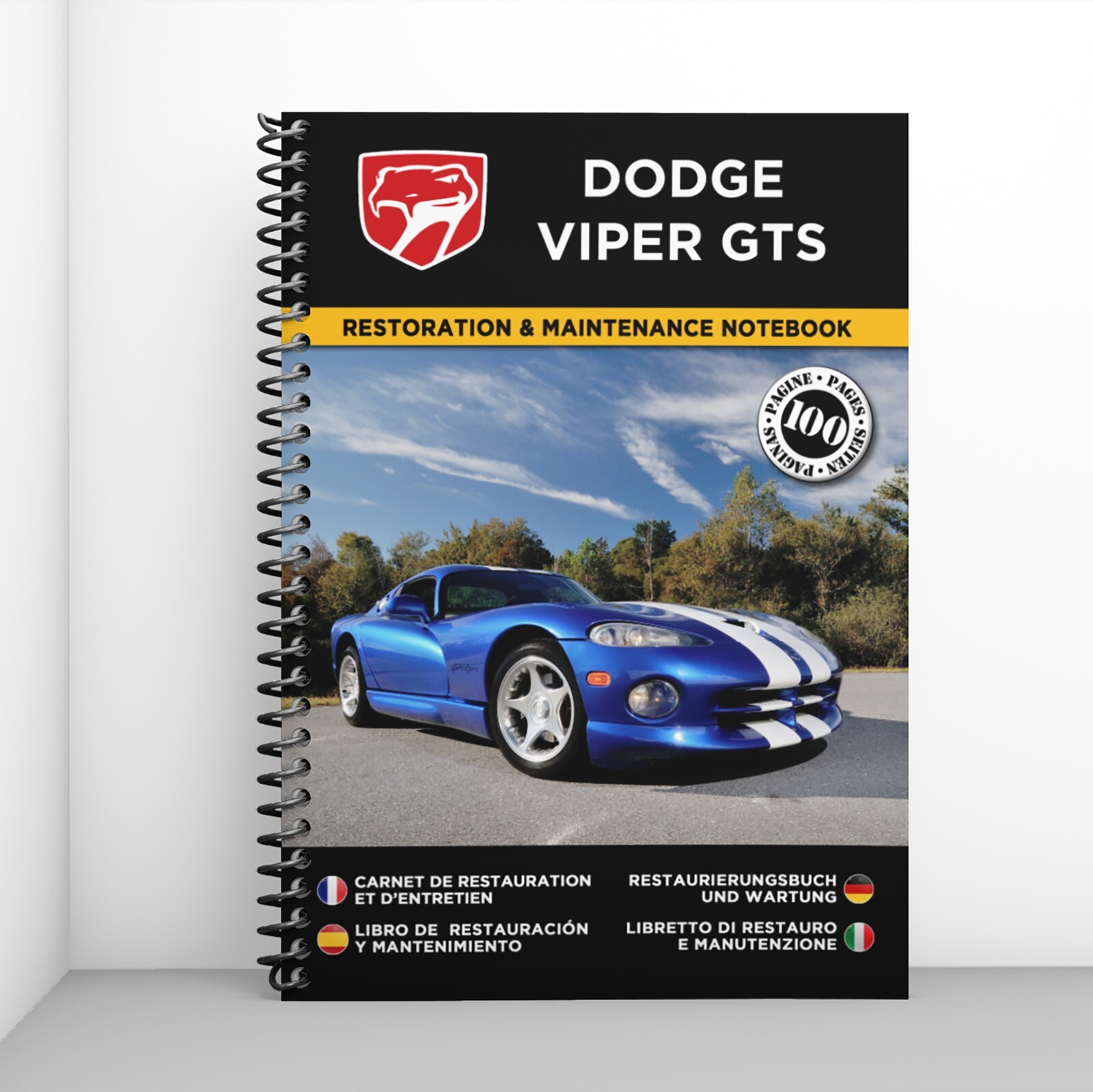Carnet de restauration Dodge Viper GTS pour organiser et réussir ses travaux