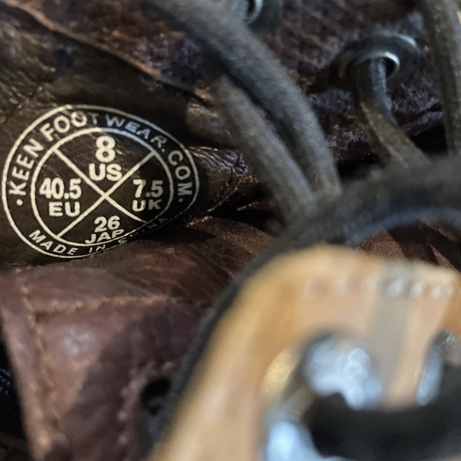 Scarpe da trekking da donna Keen Outdoors in pelle taglia 8