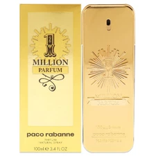 1 Million Parfum by Paco Rabanne 3.4 oz Cologne for Men New In Box