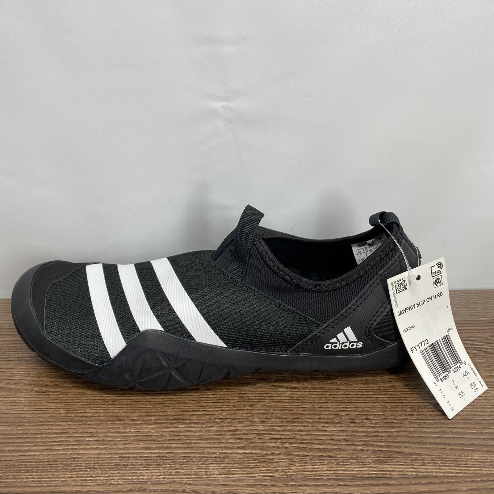adidas Jawpaw Slip-On Climacool Hiking Water Shoes Black White FY1772 Men  Size 7 | eBay