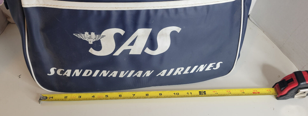 【ビンテージ】エアラインバッグ　スカンジナビア航空 Vintage SAS Scandanavian Airlines Travel Carry On Bag | eBay