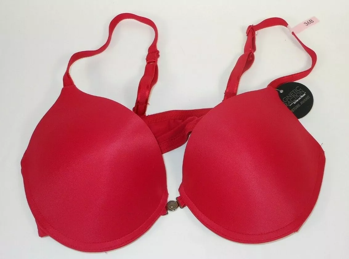 NEW La Vie en Rose Body Rose red magnetic front closure bra. Size