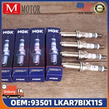 Set Of 4 NGK Iridium IX Spark Plugs 93501 LKAR7BIX11S For Acura Honda Mazda USA