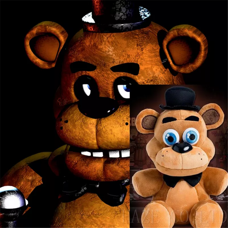 25cm Five Nights At Freddy's 4 FNAF Freddy Fazbear Bear Plush Doll Staffed  Toys