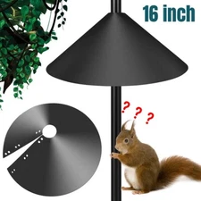 16 inch Squirrel Baffle Wrap Around Squirrel Proof Bird Feeder Guard Durable