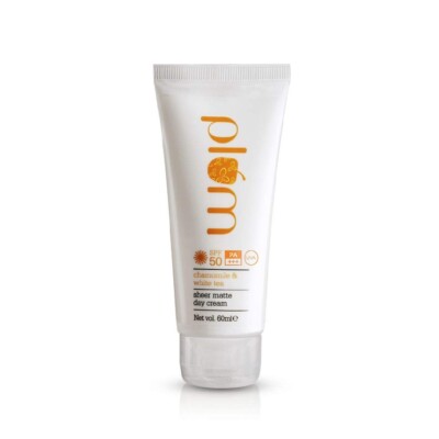 Plum Chamille & White Tea Sheer Matte Day Cream SPF 50 PA+++ Sunscreen 60 ml