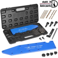 72610 Manifold Drill Template Kit for Ford 3.5L Ecoboost Motors with Case