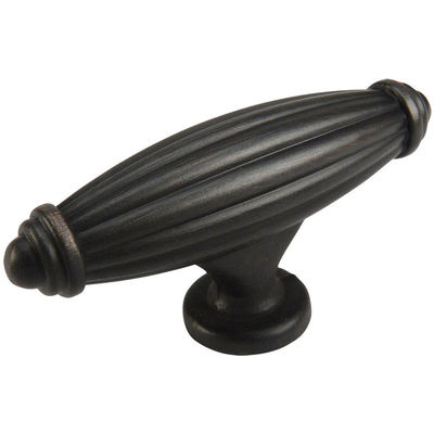 Cosmas Oil Rubbed Bronze Fluted Cabinet Knob Knobs #7121ORB