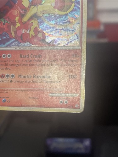 Pokemon Karte Magmortar 2/95 Holo Rare Heartgold & Soulsilver Unleashed Played - Bild 8 von 19