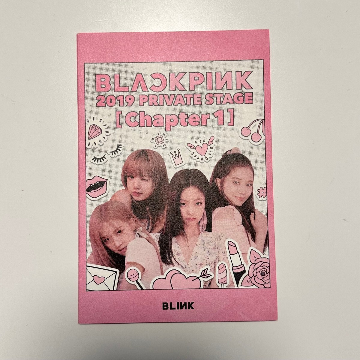 OFFICIAL BLACKPINK JENNIE BROADCAST RARE POSTCARD DEBUT SOLO
