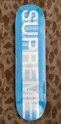 スケートボード 1998 SUPREME MOTION LOGO SKATEBOARD DECK Supreme Motion Logo Deck Blue 1998 (Sealed) NOS Rare Box