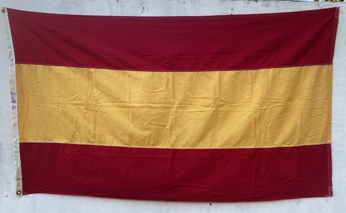 VINTAGE PARAMOUNT FLAG CO SF AJAX 100% Cotton 3x5 SPAIN
