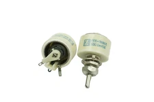 2 x WIREWOUND  PPB-3B  330 ohm 3 Watt 5% Ceramic Potentiometer  NOS