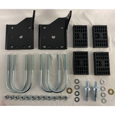 12pc Multi Leaf Shock Plate Kit Camaro Firebird Nova Spring Pad U-bolt Nuts Stud