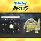 SHINY RHYPERIOR Max Effort Levels Stats - Pokemon Legends Arceus -