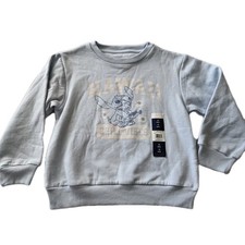 Disney Stitch Pullover Sweatshirt Youth Girls Sz XS 4/5 "Hawaiian Chill Vibes"