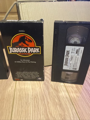 LOT Jurassic Park Trilogy VHS # 1,2,3 Jurassic Park, The Lost World , Jurassic 3 - Picture 2 of 7