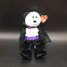 Beanie Baby TY Count Vampire Bear Mint New With Tag Plush Toy Vintage