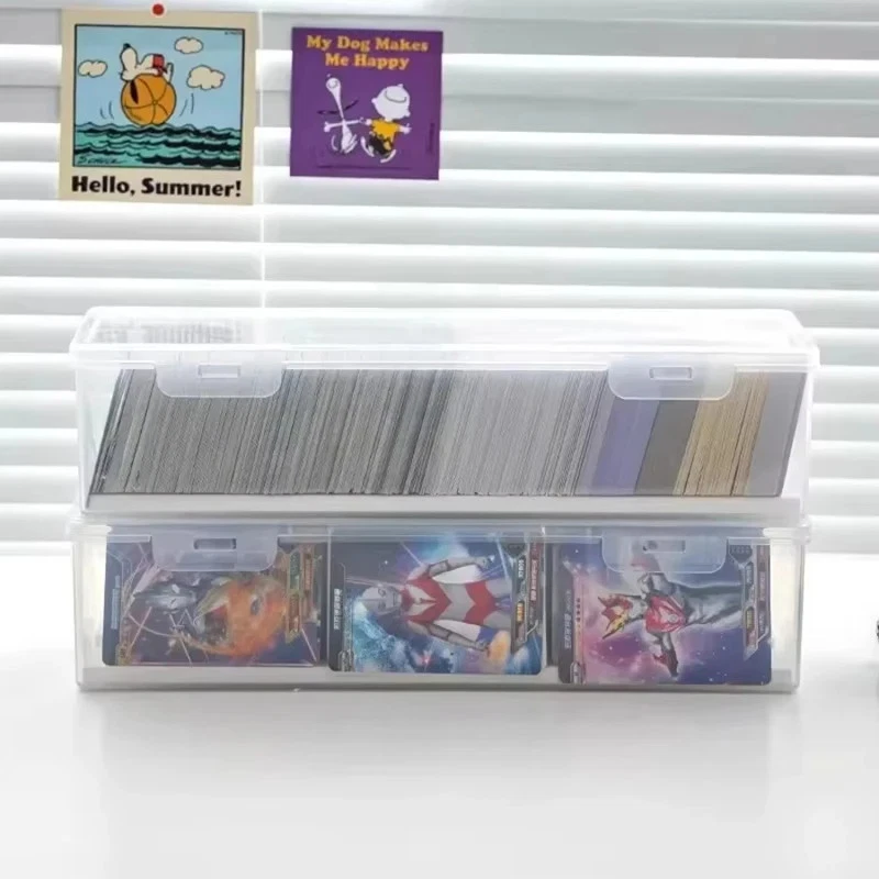 Boîte rangement cartes 550 compartiments séparateurs réglables transparent - Photo 2/4