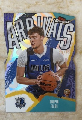 2025-26 Topps Finest - Arrivals Cooper Flagg #A-1 Die-Cut Refractor /75 (RC)