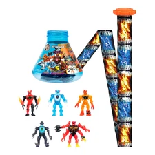 MrBeast Lab 24964 Hybrids Mega Pack Lava and Ice, Reveal Different Hybrid Parts