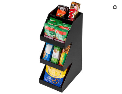 Mind Reader Black Coffee/Tea/Utensil/Condiment Station-Countertop Organizer
