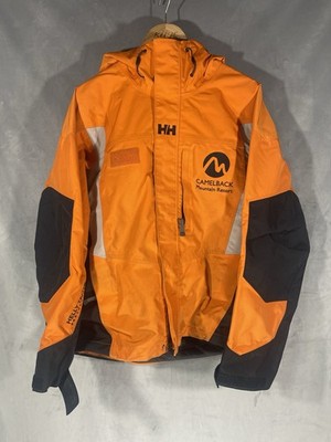 Helly Hansen Jacket Shell Men Med Helly Tech Professional Orange Ski Snowboard