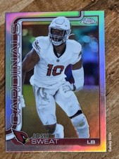JOSH SWEAT 2025 TOPPS CHROME REFRACTOR CARD # 10