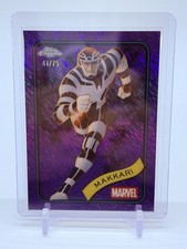 2025 Topps Chrome Marvel Makkari #114 Purple Shimmer Refractor #’d/75 SSP