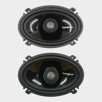 Rockford Fosgate T1462 Power 4''x6'' 2-Way 90W Coaxial Full-Range Speaker - Pair