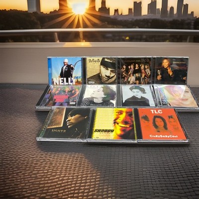 Hip Hop R&B CDs (11) 90 s 00 s Tlc Queen Latisha Nelly Usher Lisa Stansfield