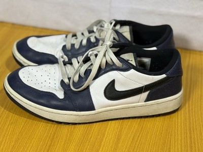 シューズ(男性用) NIKE GOLF AIR JORDAN 1 LOW G DD9315-104 Nike Air Jordan 1 Low Golf Shoes Mens 11 Midnight Navy Athletic
