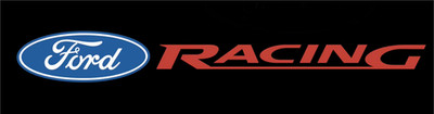 Ford Racing Werbe Banner 240 cm Fahne Flagge schwarz