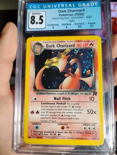 Dark Charizard Holo Rare CGC 8.5
