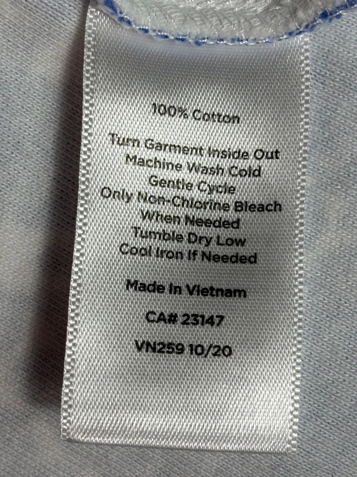 Talbots Knit Jersey Fit & Flare Dress Womens Size 2X Floral Blue Sleeveless - Image 4 of 4