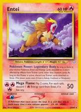 Entei - 17/64 - Pokemon Neo Revelation Unlimited Rare Card WOTC HP