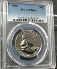 1958 Franklin Half Dollar 50C PCGS PR66 PCGS CLASSIC LABEL