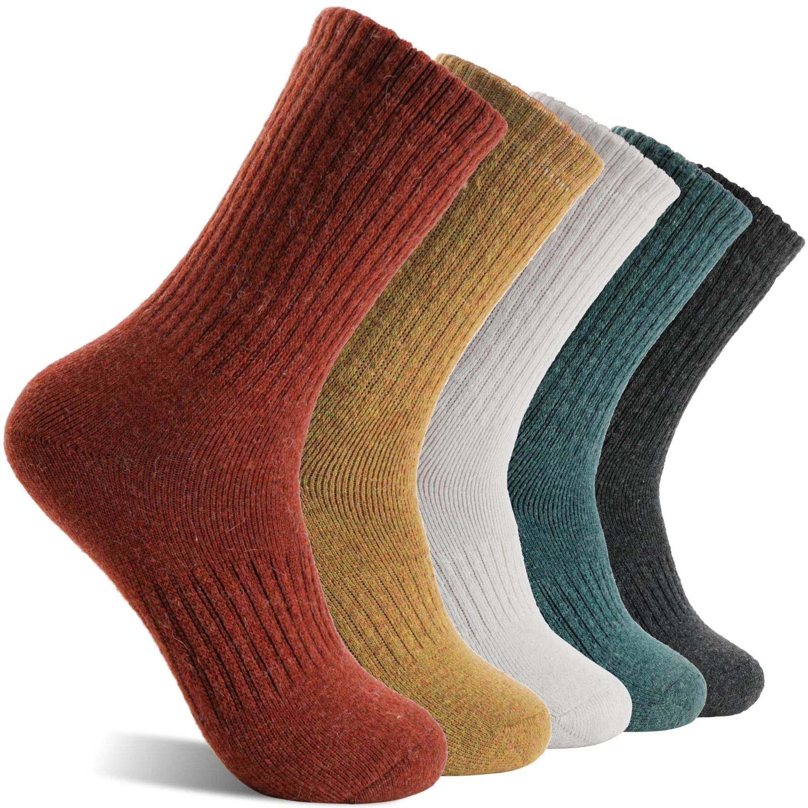 Womens Merino Wool Socks for Hiking Winter Warm Thick Thermal Crew Cozy Cabin...