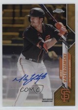2020 Topps Chrome Update Target Gold Refractor 8/50 Mike Yastrzemski Auto 3hd